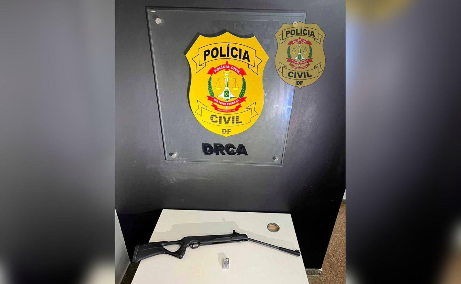 Homem é preso por matar cachorro com arma de pressão em região do DF