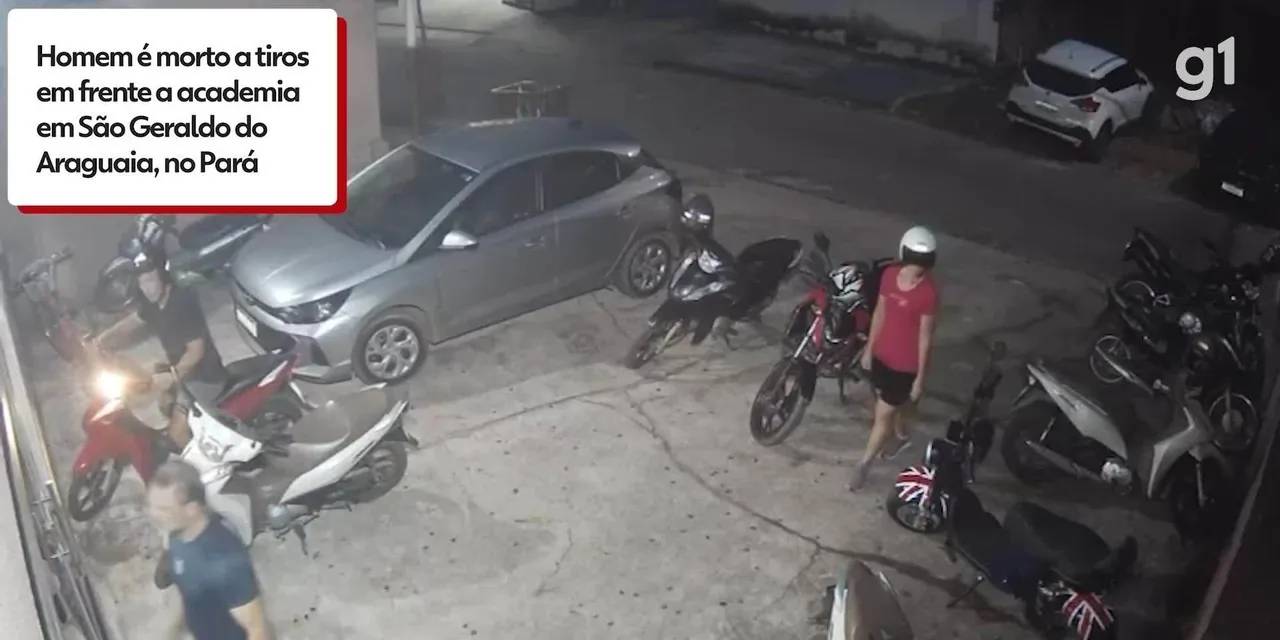 Homem é morto a tiros na porta de academia em São Geraldo do Araguaia | G1