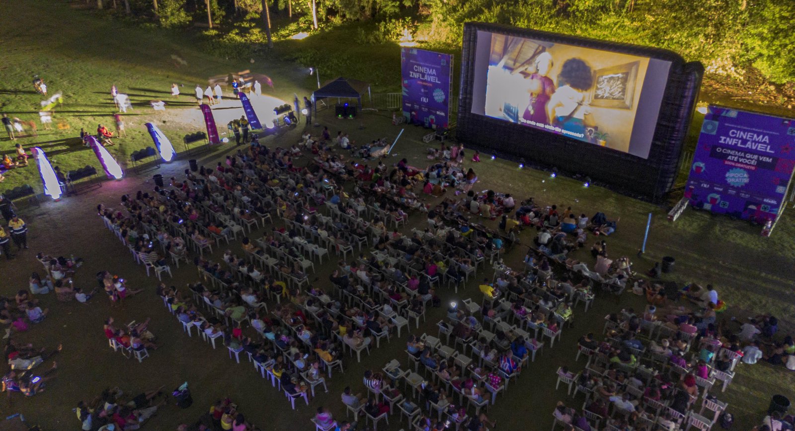 Cinema Inflável volta ao Rio com sessões gratuitas em Jacarepaguá; veja a programação