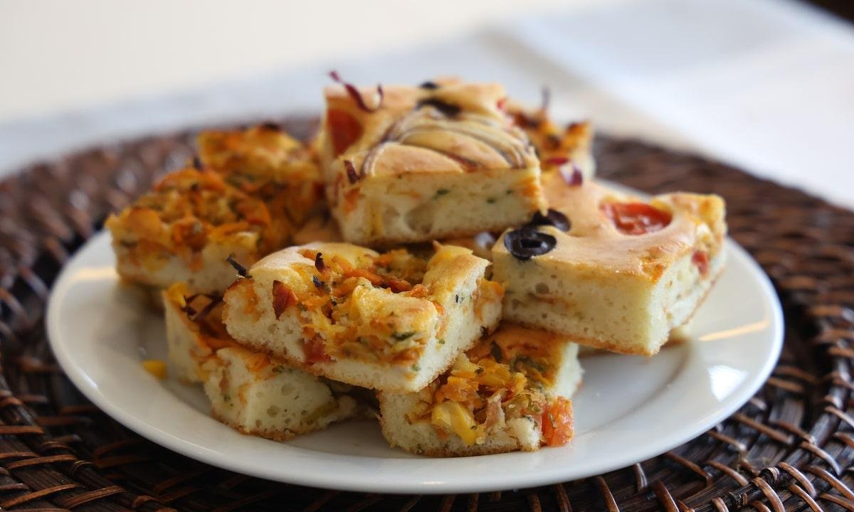 Receita de torta de legumes rápida no liquidificador