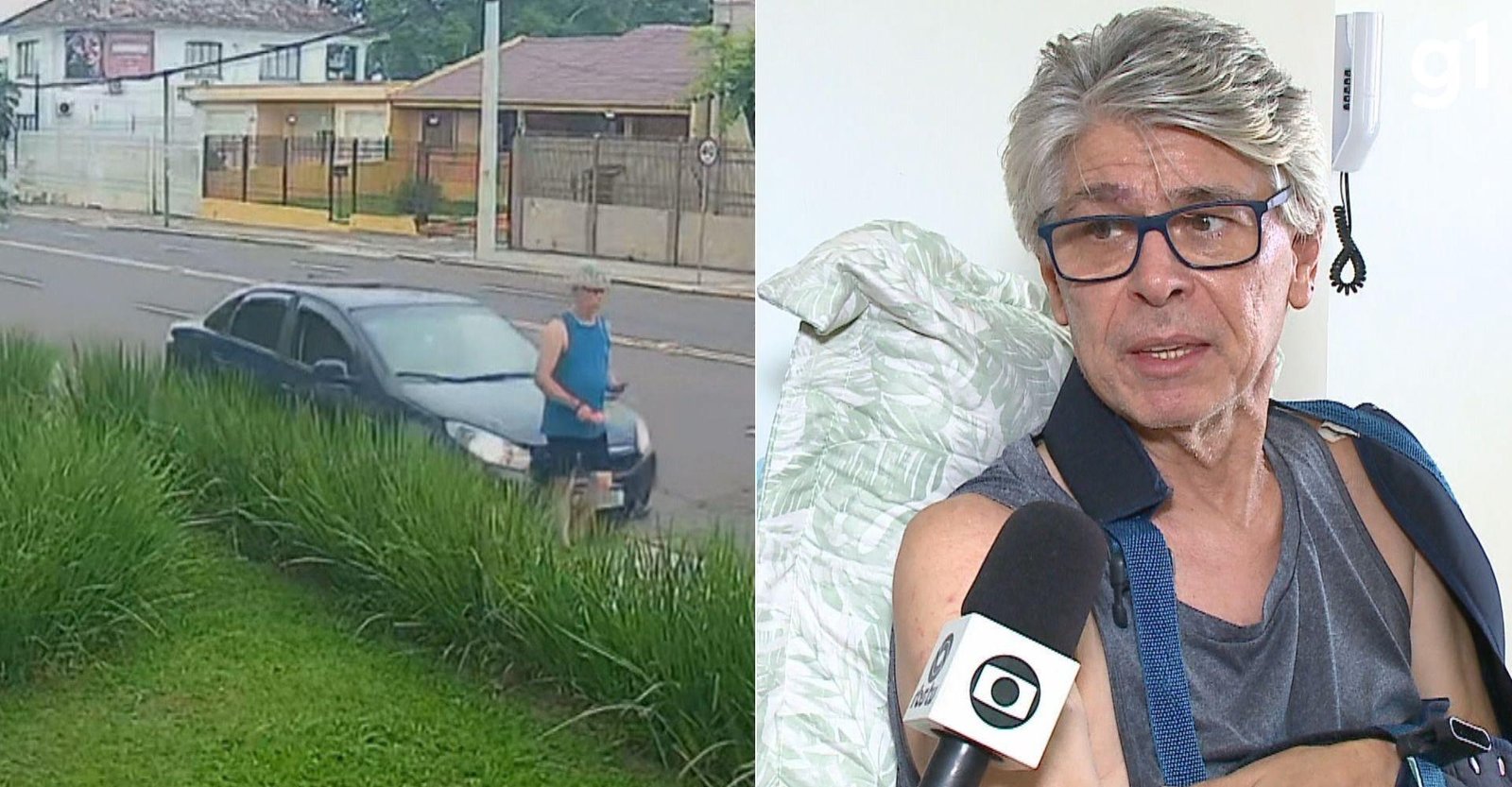 Homem atropelado enquanto passeava com cachorro no RS relata sequelas | G1