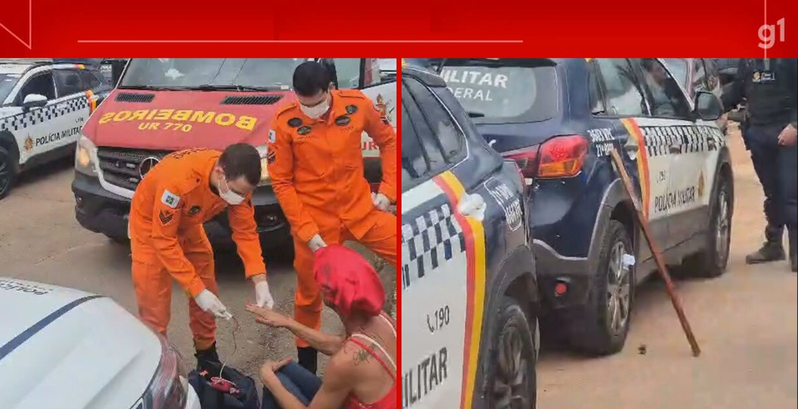 Homem agride mulher trans com pauladas no DF | G1