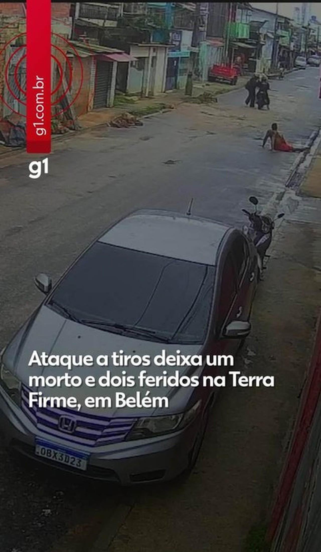 Homem morre e duas pessoas ficam feridas após ataque a tiros em Belém | G1