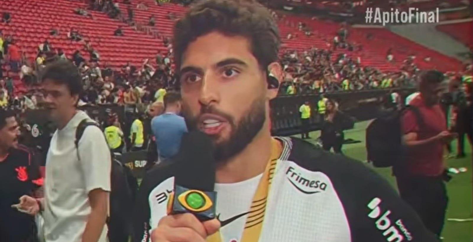 A um gol de Neto, Yuri Alberto se diz grato por marcas no Corinthians