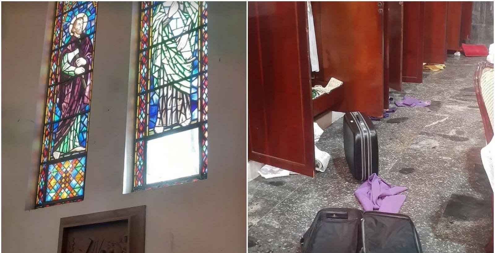 Homem é preso por suspeita de vandalizar a Catedral de Fortaleza | G1