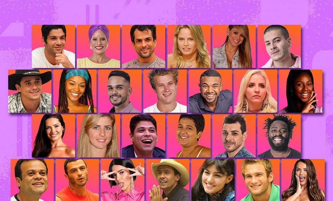 Por onde andam os finalistas do BBB? Confira quem disputou a final de todas as edições do reality e monte seu top 10