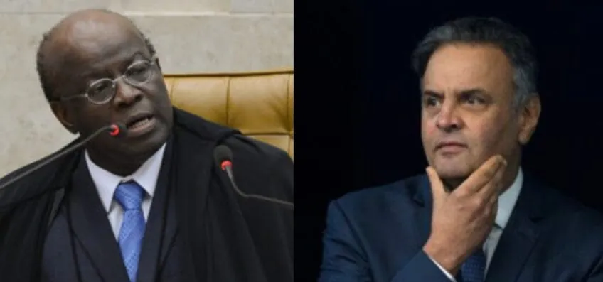 Aécio se reúne com Joaquim Barbosa por “caminho fora da popularização”
