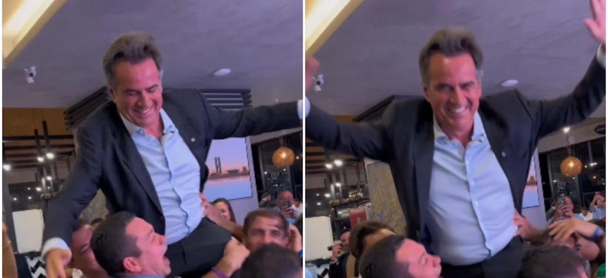 Ciro Nogueira é carregado e chamado de ‘pai dos prefeitos’ do Piauí em jantar em Brasília