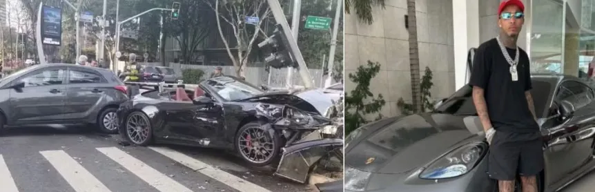 Influenciador Gato Preto é denunciado por tentativa de homicídio após acidente em SP
