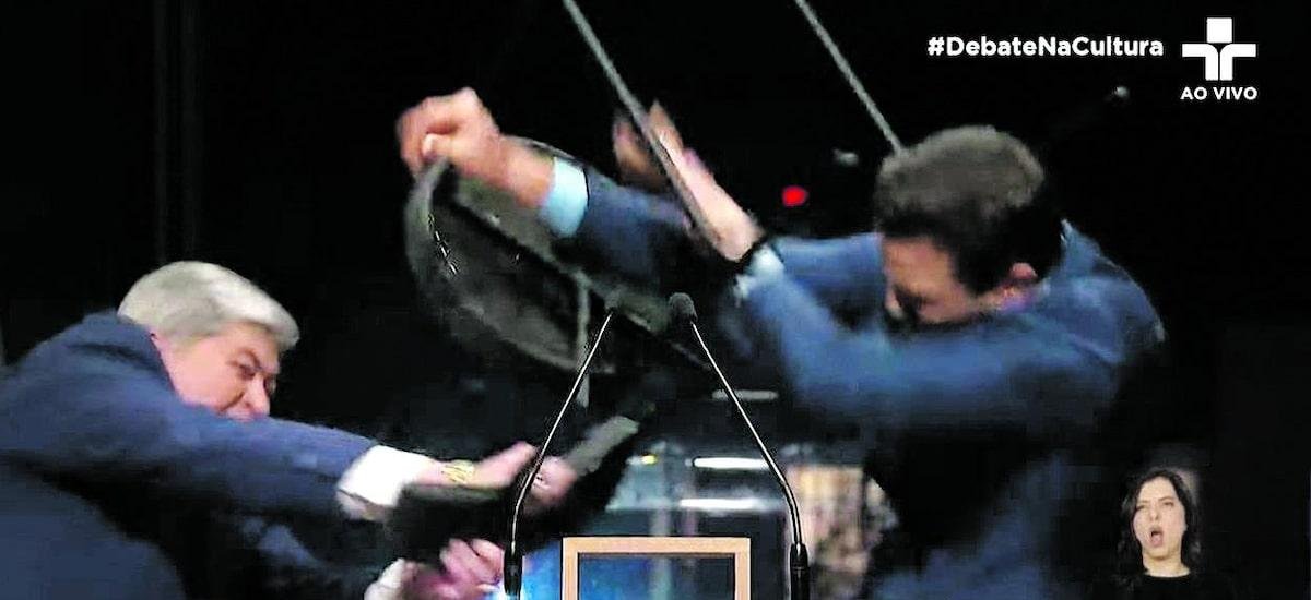 Acordo entre Marçal e Datena encerra processo por cadeirada em debate