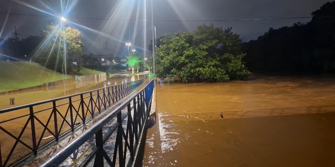 Defesa Civil de Sorocaba registra 98 mm de chuva nas últimas 24 horas