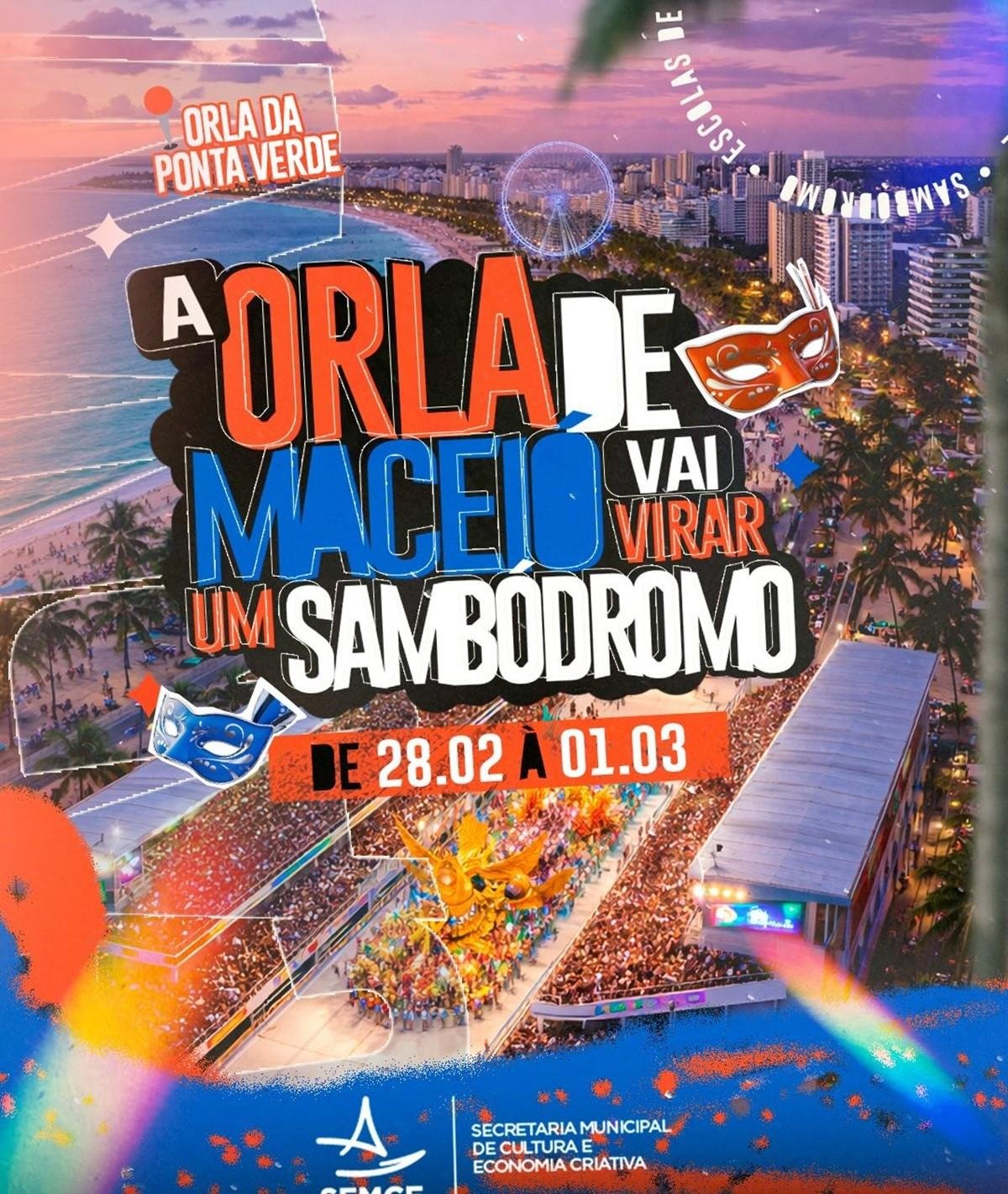 Veja a programação dos desfiles das escolas de samba em Maceió | G1