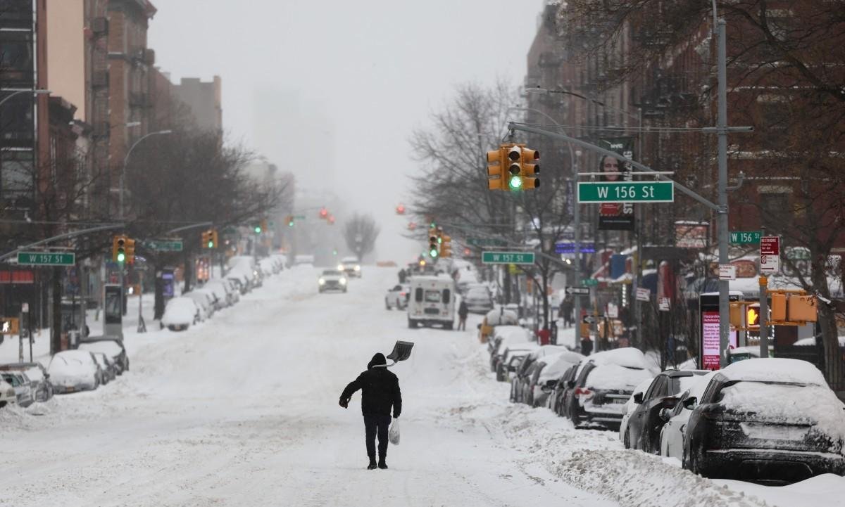 Nova York registra 13 mortes relacionadas ao frio desde o fim de janeiro