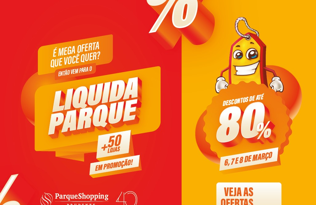 Parque Shopping Prudente realiza 36ª edição do Liquida Parque com ofertas em mais de 50 lojas | G1