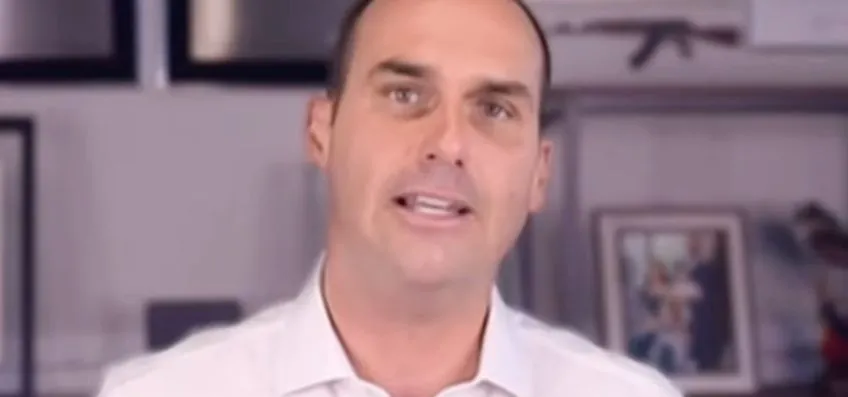 Eduardo Bolsonaro diz não reconhecer condenação do STF