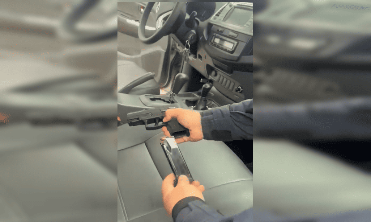 CAC é preso pela PMDF por porte ilegal de arma de uso restrito