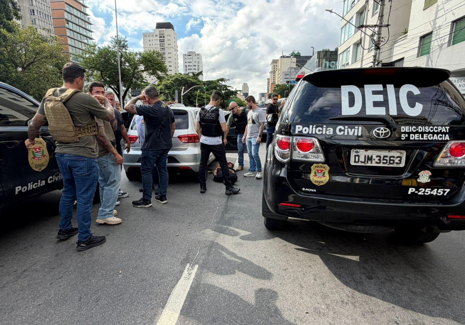 Vídeo mostra perseguição que terminou em tiroteio na Faria Lima | G1