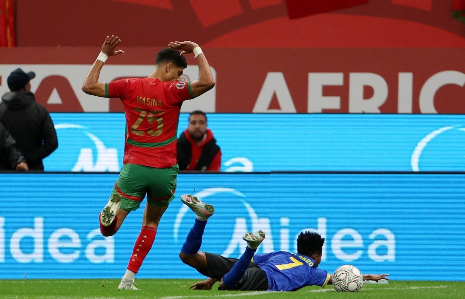Tanzânia reclama de pênalti não marcado no fim de jogo contra o Marrocos