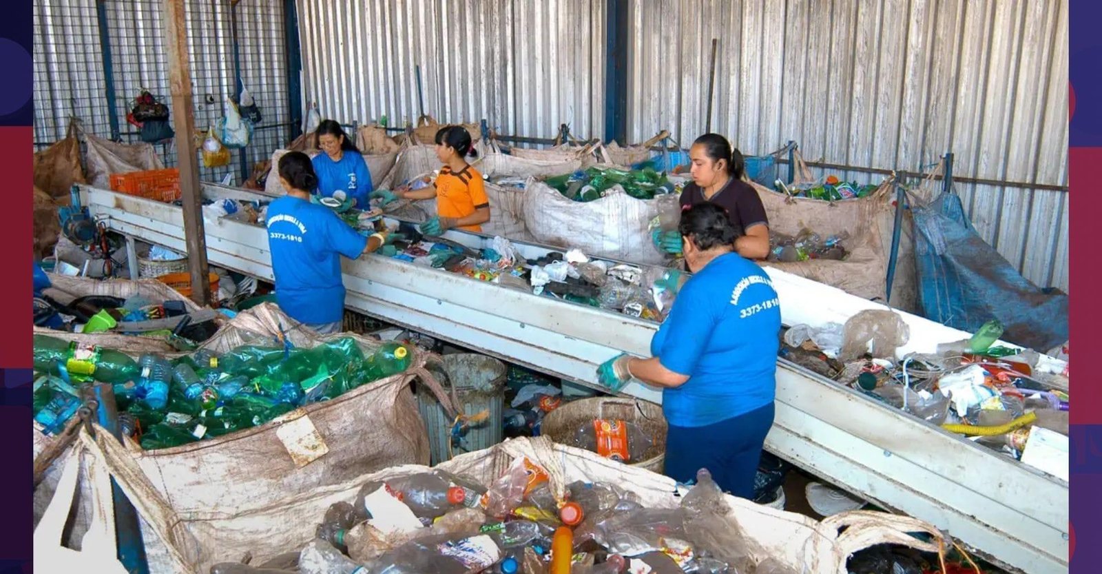 Plásticos são 45% do material não reciclado coletado por catadores no RJ