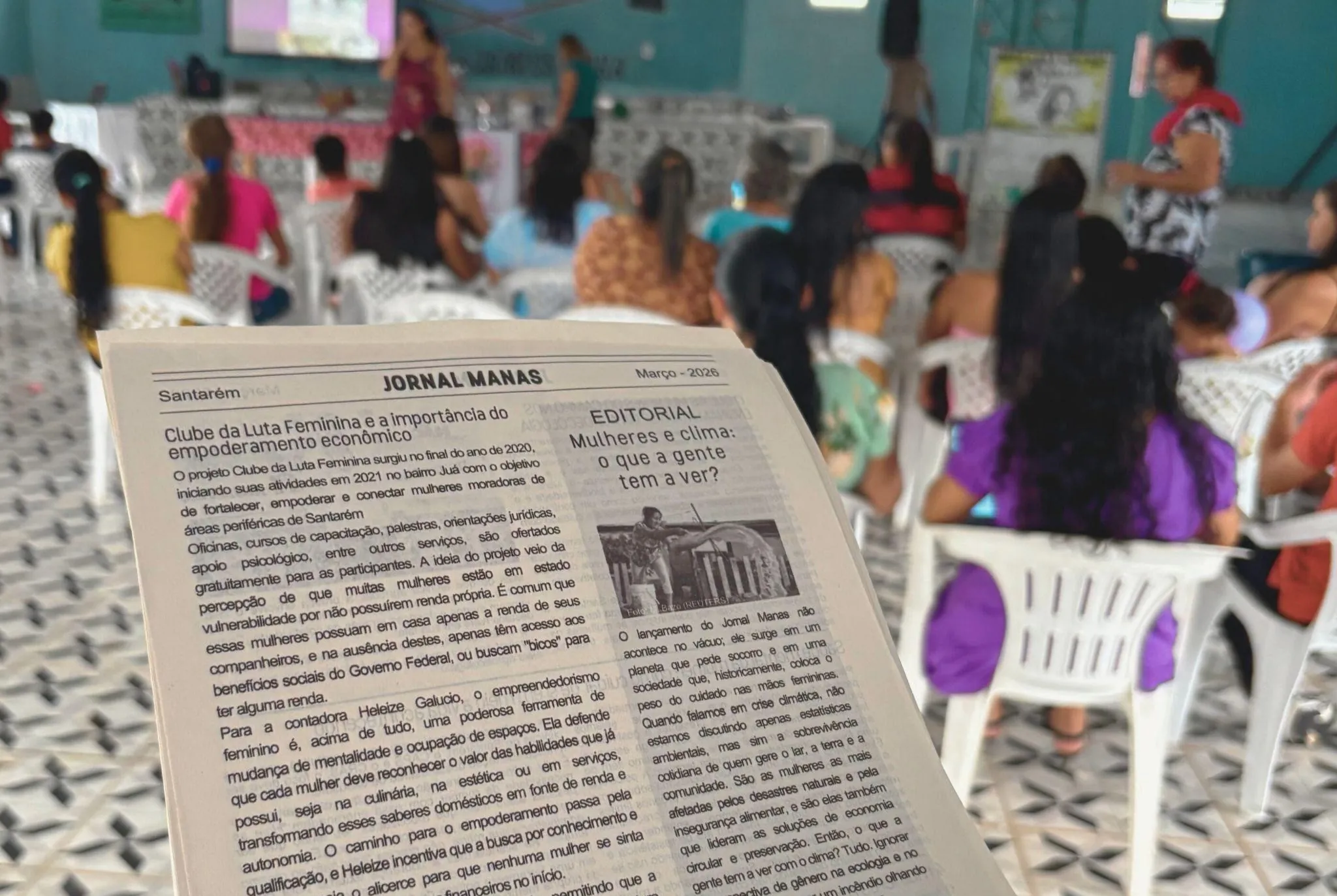 Jornal Manas: Clube da Luta Feminina lança jornal no oeste do Pará | G1