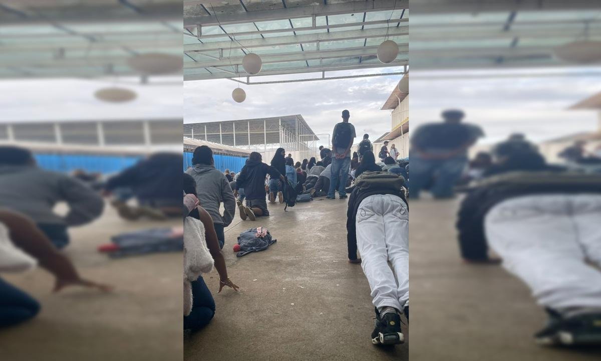 MP dá 5 dias para PM detalhar apuração contra policiais que obrigaram alunos a fazerem flexões