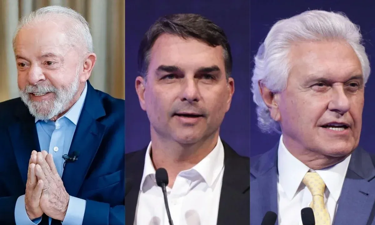 BTG/Nexus: Lula empata com Flávio Bolsonaro e Caiado no 2º turno
