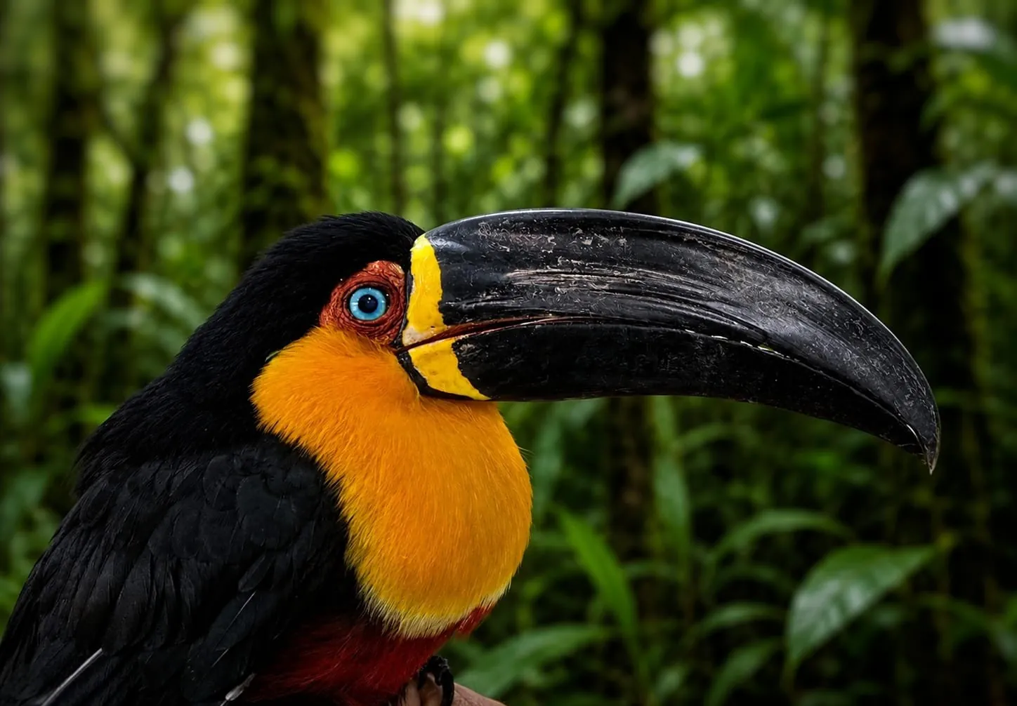 Tucano recupera a visão após atropelamento na BR-040, em Petrópolis