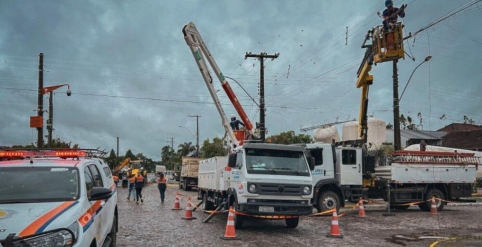 Ciclone provoca chuvas fortes, alagamentos e tornado no RS