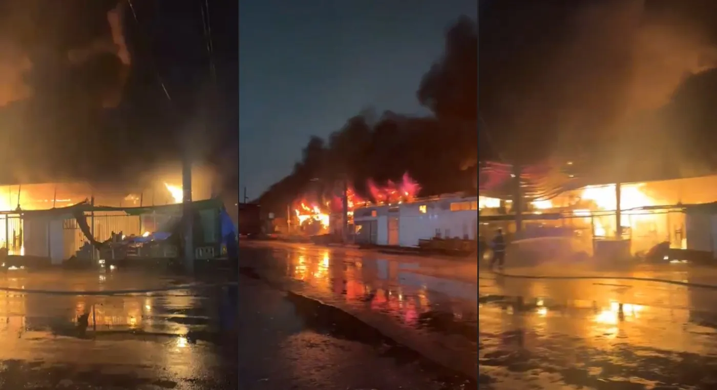 Incêndio destroi galpão da Ceagesp na Zona Oeste de São Paulo