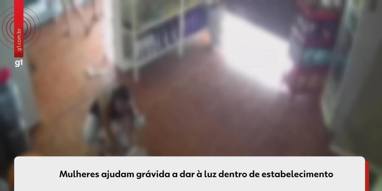 Grávida entra em comércio pedindo ajuda e dá à luz no chão da loja | G1