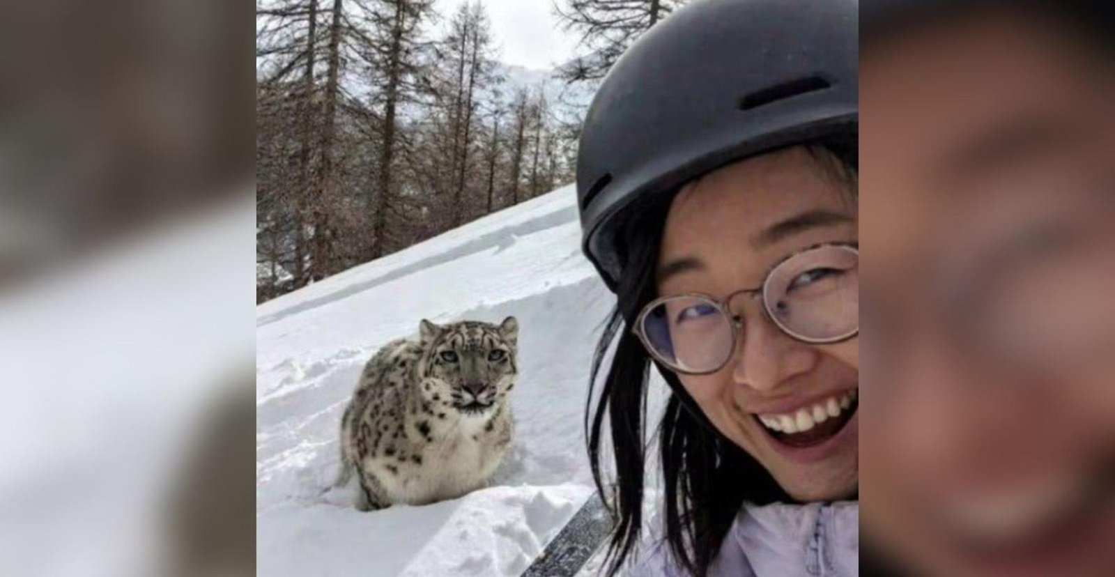 Selfie de jovem antes de ser atacada por leopardo-das-neves é revelada