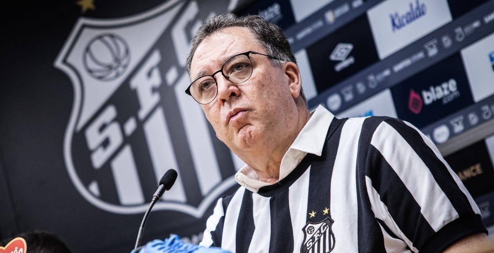 Marcelo Teixeira pede calma após início ruim do Santos em 2026