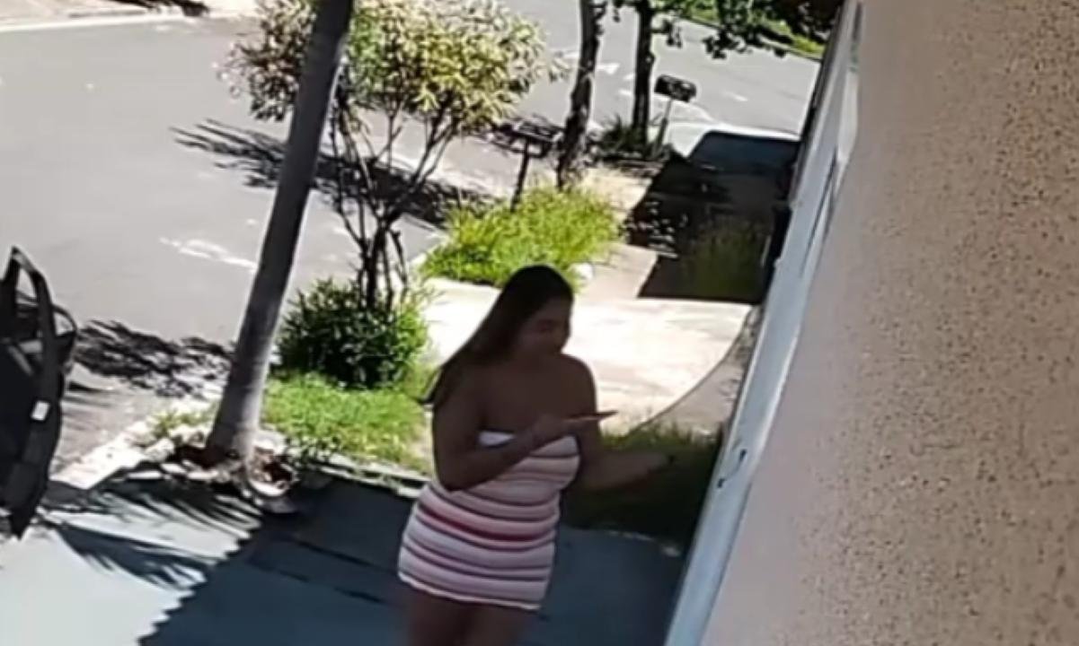 Veja últimos momentos de vida de mulher encontrada morta em piscina