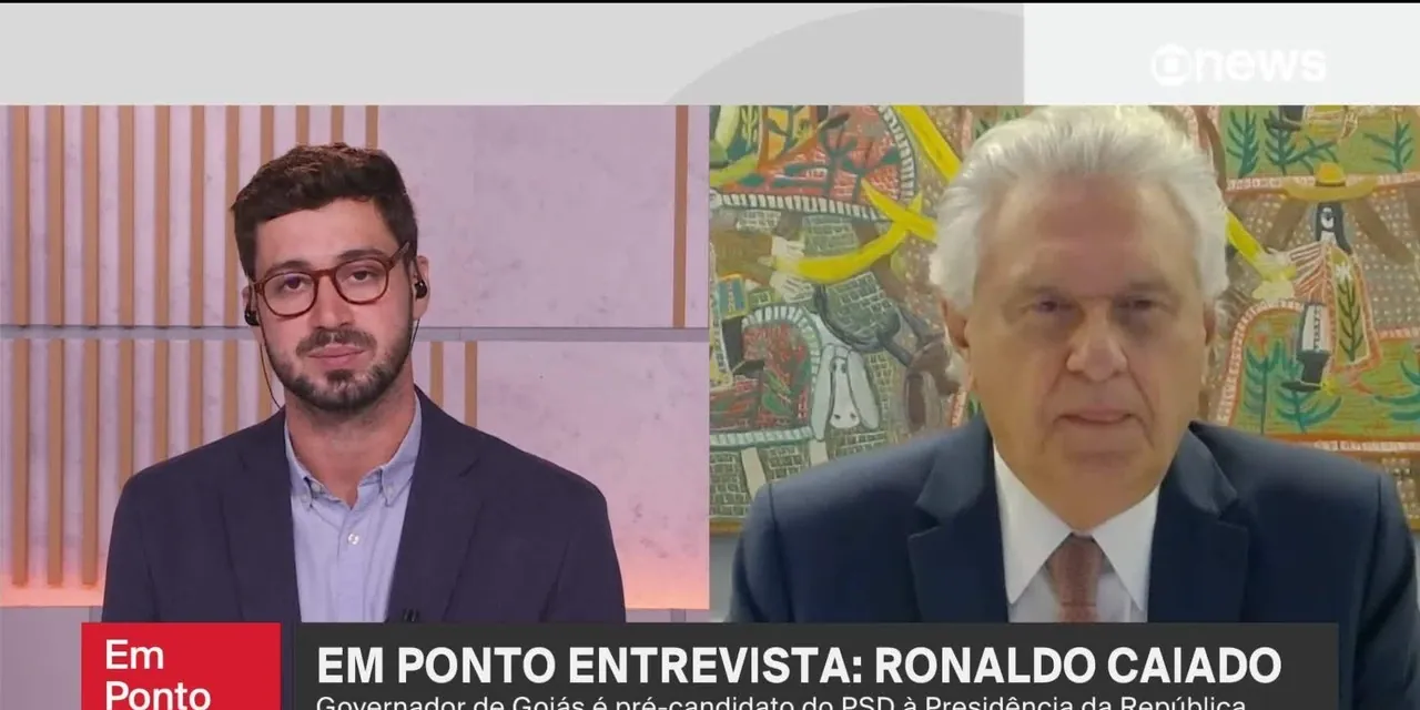 Caiado defende anistia 'ampla, geral e irrestrita' para condenados do 8 de janeiro para pré-campanha | G1