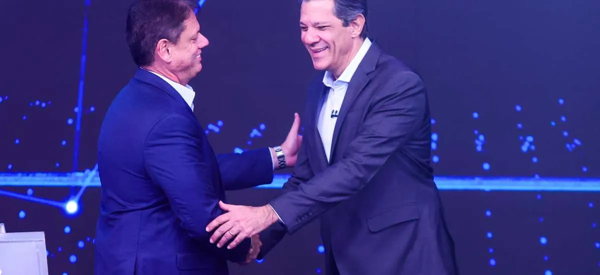 Datafolha em SP: Tarcísio lidera com 45% contra 27% de Haddad