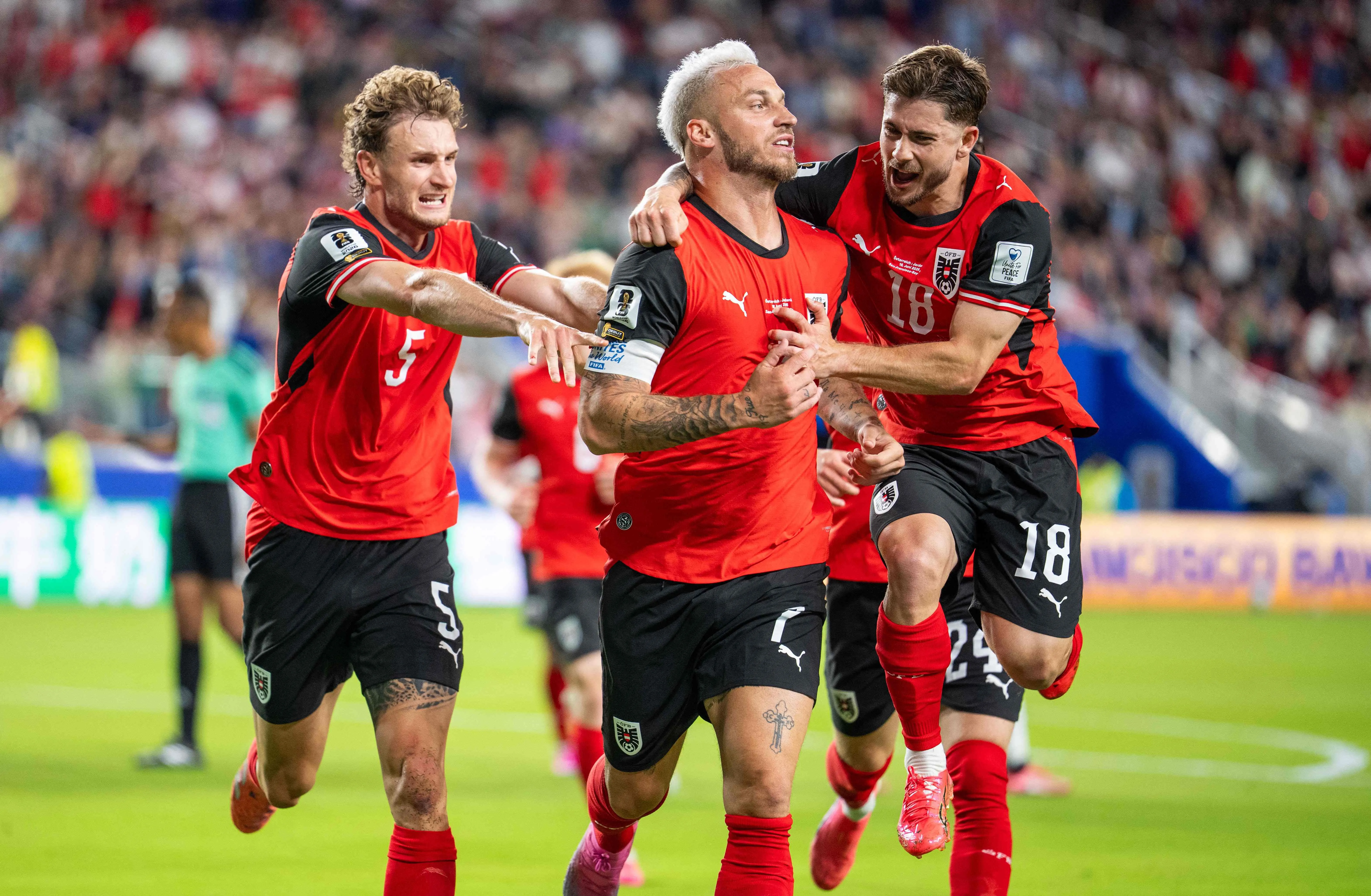 Copa do Mundo: Áustria vence a Jordânia e divide liderança de grupo com a Argentina