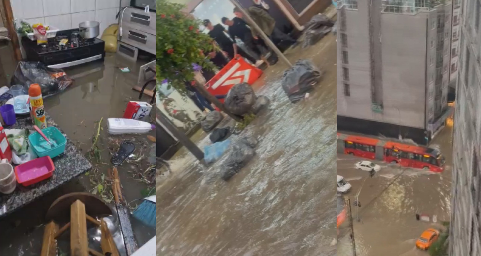 Chuva deixa alagamentos em Curitiba | G1