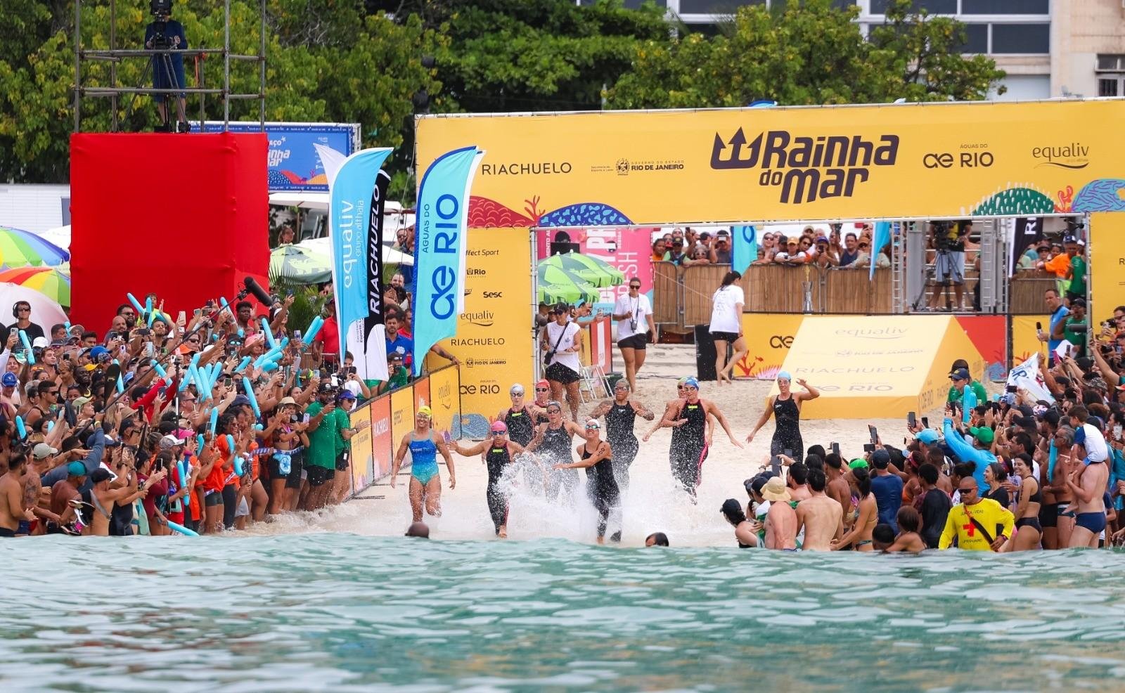Rainha do Mar: evento com provas de natação e corrida dedicado às mulheres está com inscrições abertas