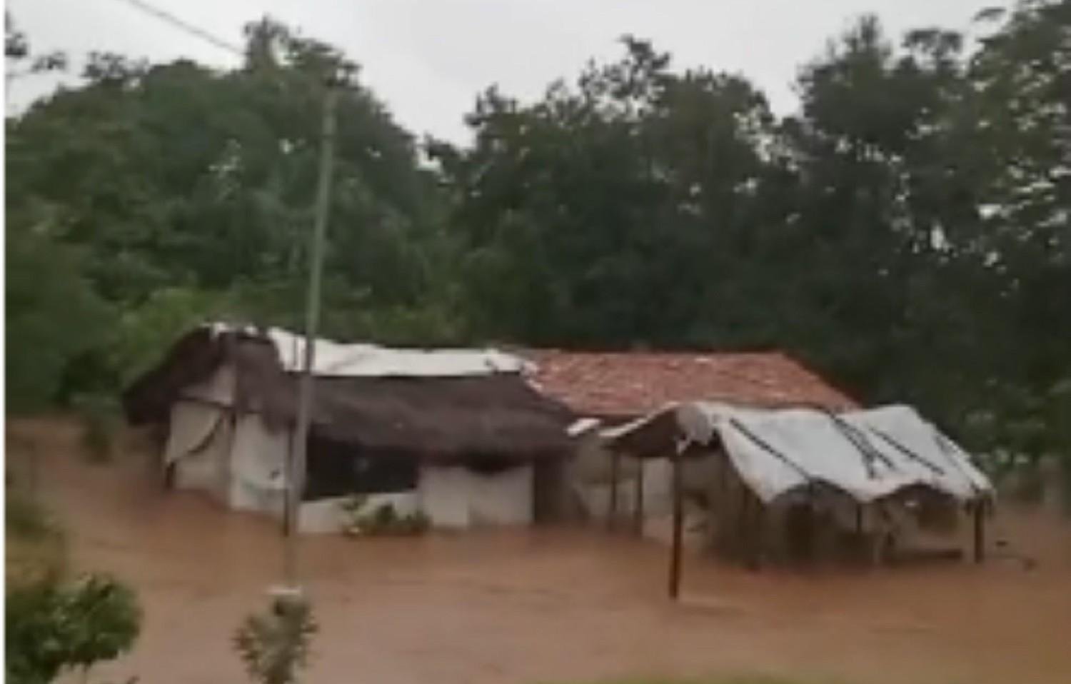 Mulher entra em desespero ao ver casa tomada pela água no Tocantins | G1