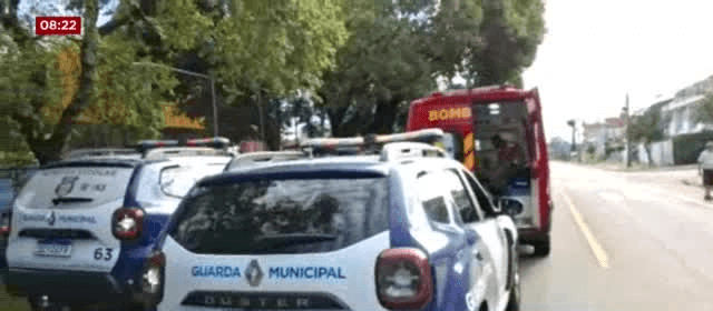 Suspeito é atropelado por viatura da GM após furto de ar condicionado