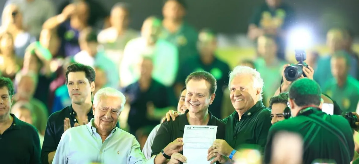 Ronaldo Caiado oficializa filiação ao PSD em disputa para concorrer à Presidência