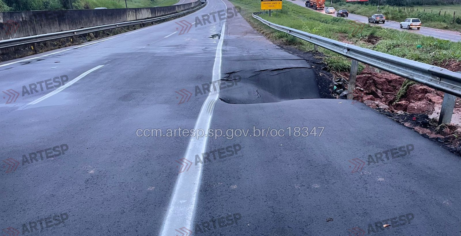 Rodovia Campinas-Monte Mor é liberada após reparo de erosão | G1