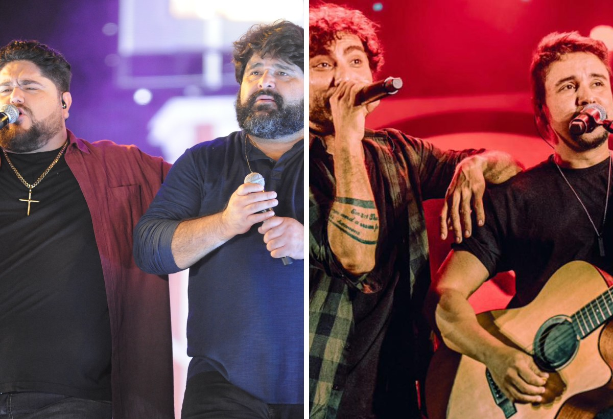 Festival no Hopi Hari tem Cesar Menotti & Fabiano e Bruninho & Davi | G1