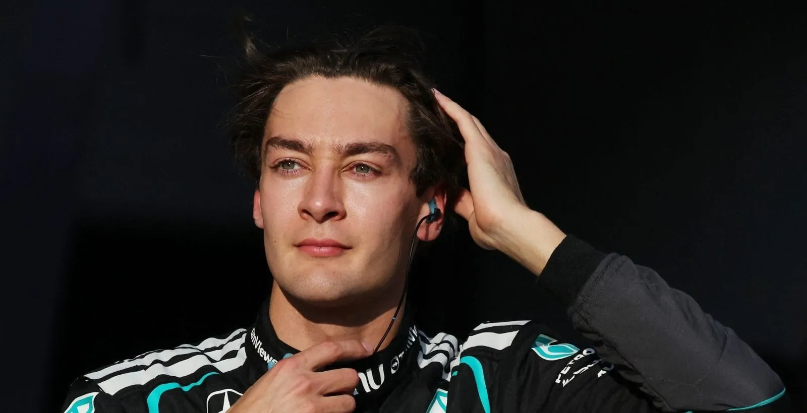 Russell celebra pole da sprint do GP da China e elogia carro da Mercedes