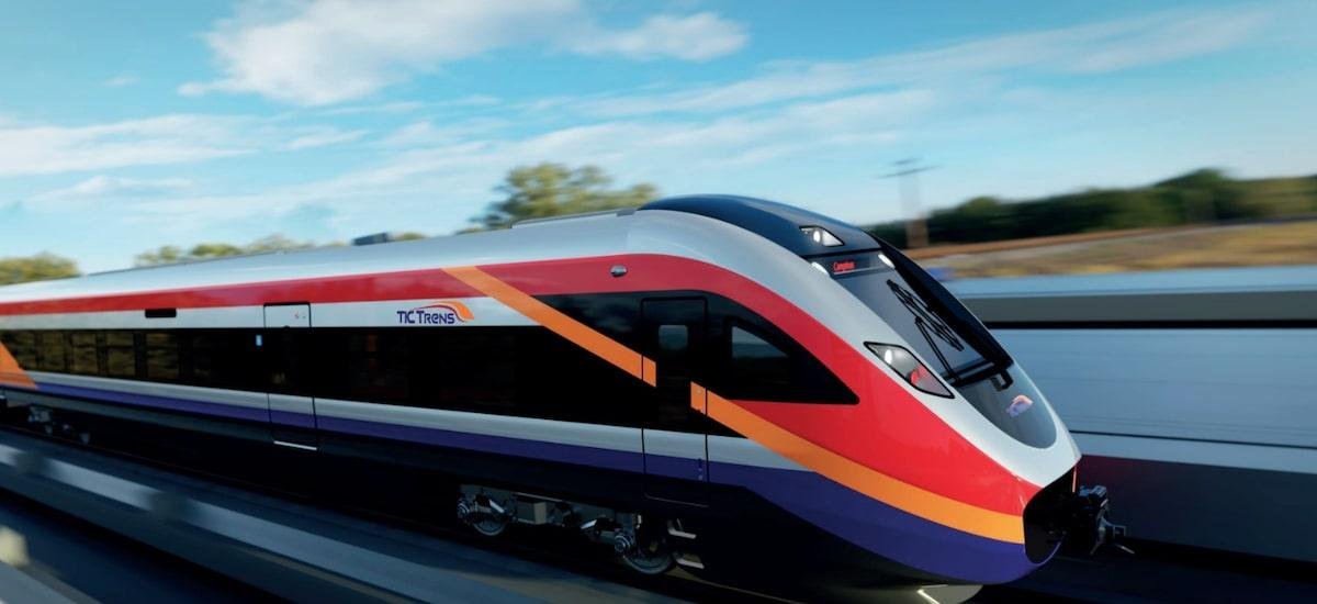 Azul, vermelho e laranja: veja como será o layout do trem rápido que vai ligar SP a Campinas