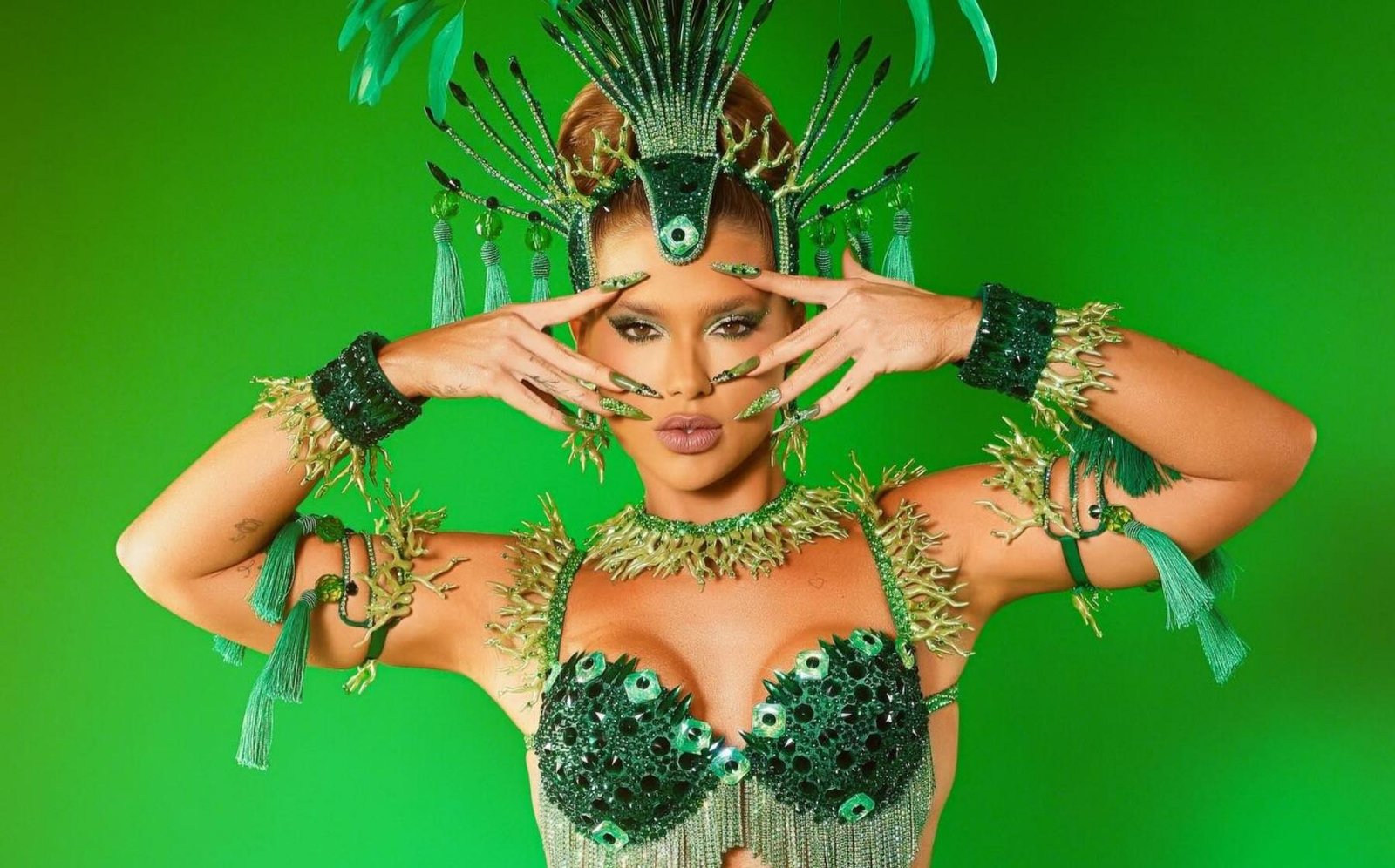 Virginia Fonseca é ovacionada em ensaio da Grande Rio na Sapucaí