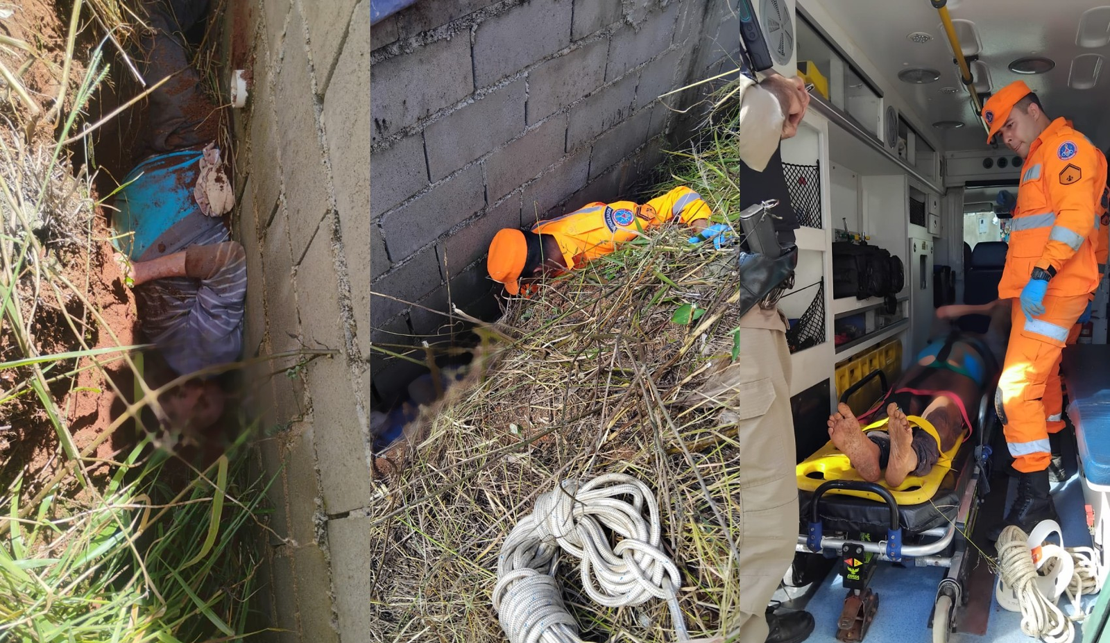 Idoso de 94 anos sai de asilo e fica preso em buraco em MG por horas | G1