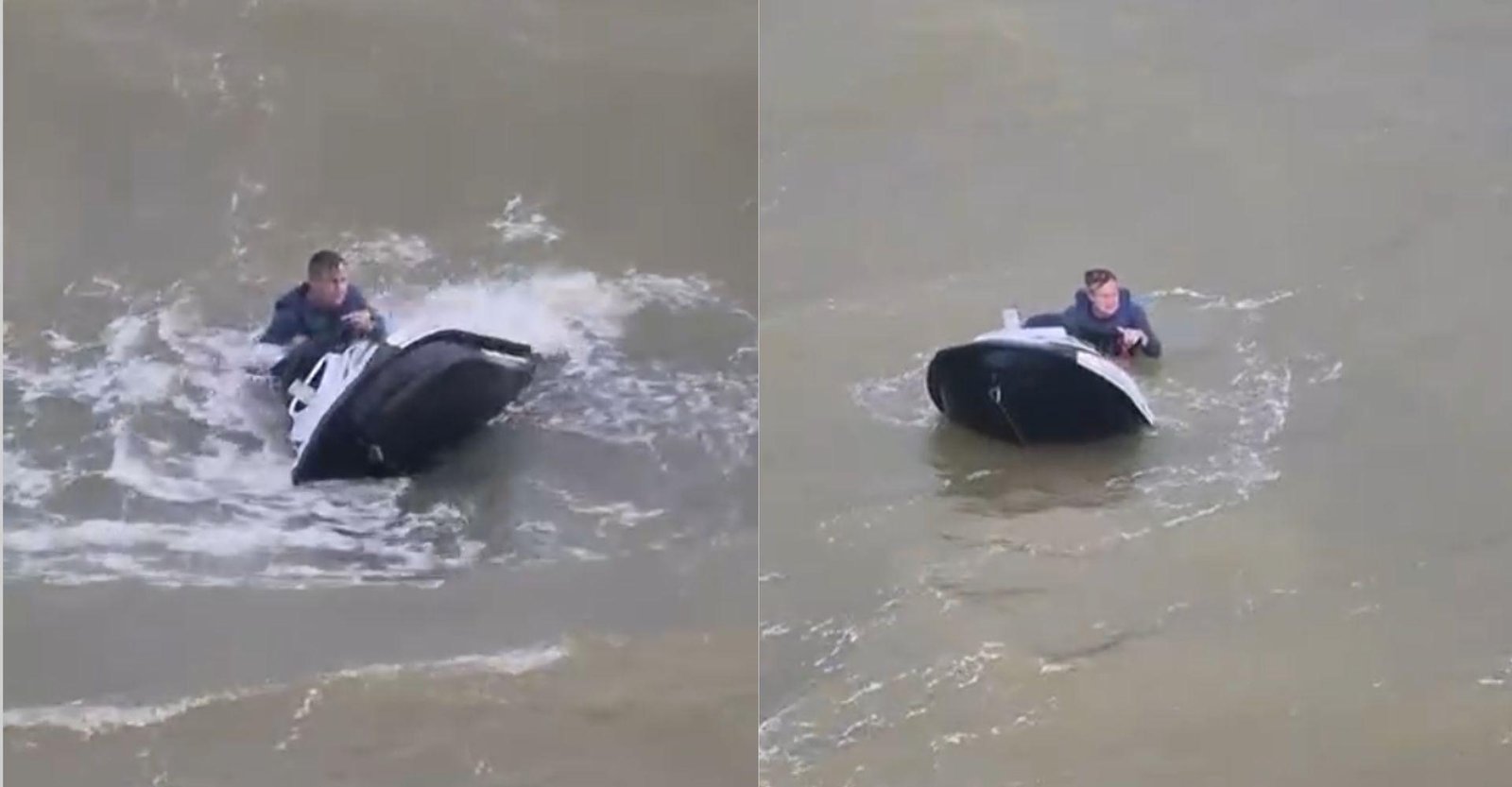 VÍDEO: Empresário fica à deriva durante passeio de moto aquática | G1