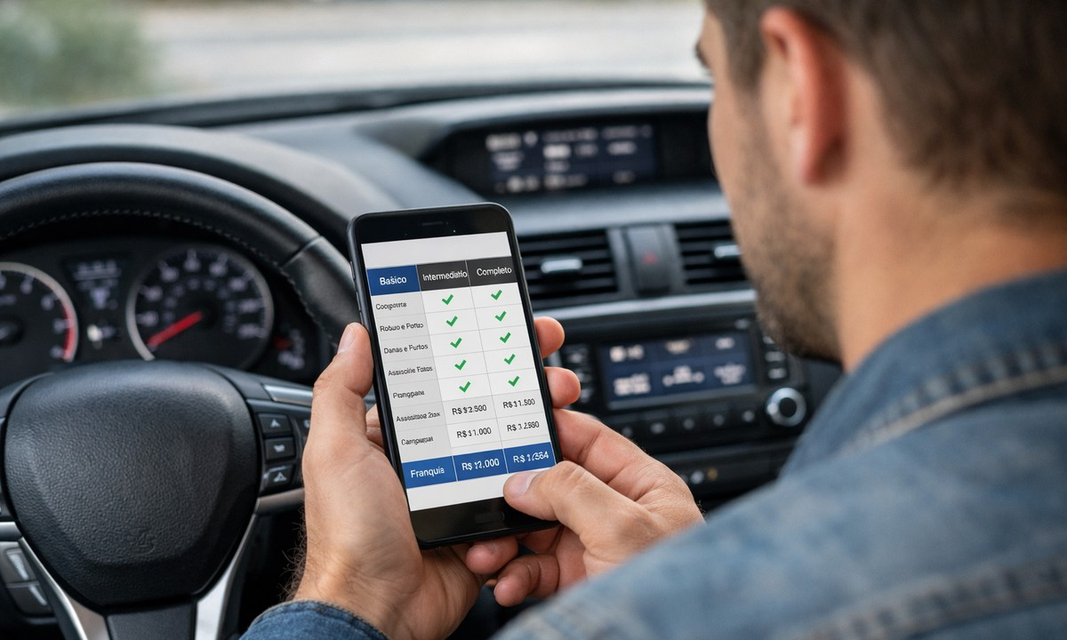 Comparação digital orienta busca por seguro de carro em 2026