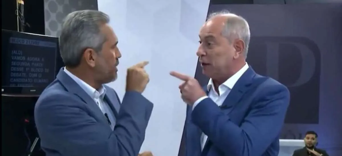 'Abaixa o dedinho': debate entre Ciro Gomes e Elmano de Freitas no CE tem bate-boca acalorado; veja